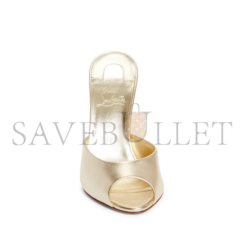 CHRISTIAN LOUBOUTIN ME DOLLY PEEP TOE SLIDE SANDAL 